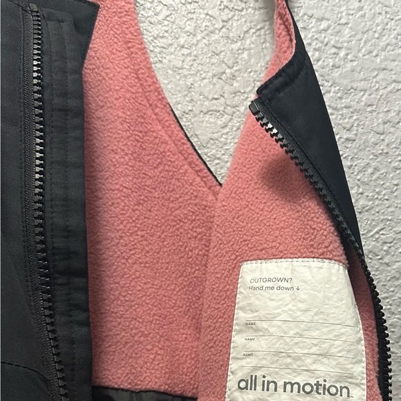 Kids Black One Piece Snowsuit - Picture 3 of 4